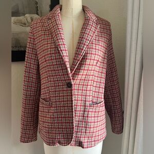 Lands’ End sweatshirt blazer size M 10-12